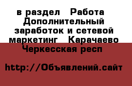  в раздел : Работа » Дополнительный заработок и сетевой маркетинг . Карачаево-Черкесская респ.